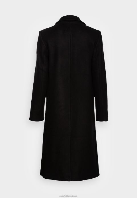 sievietes klasisks mētelis melns 2LHT913 Anna Field