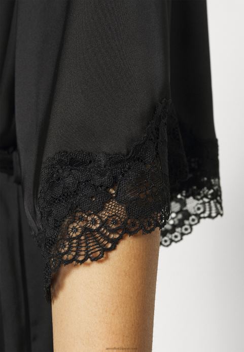 sievietes halāts melns 2LHT1083 Anna Field