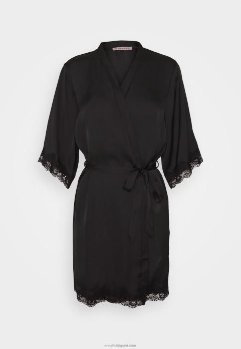 sievietes halāts melns 2LHT1085 Anna Field