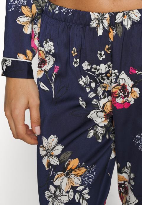 sievietes komplekts pidžamas tumši zils 2LHT1070 Anna Field