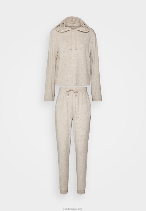 sievietes pidžamas komplekts brūns 2LHT1067 Anna Field