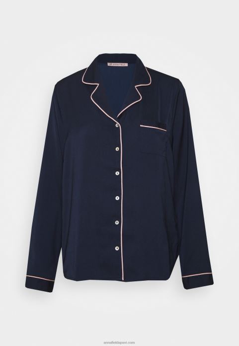 sievietes pidžamas komplekts tumši zils 2LHT1074 Anna Field