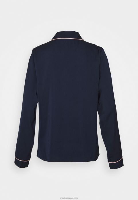 sievietes pidžamas komplekts tumši zils 2LHT1074 Anna Field