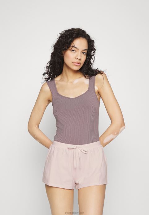 sievietes īsās 2 paciņu pidžambikses rozā 2LHT1061 Anna Field