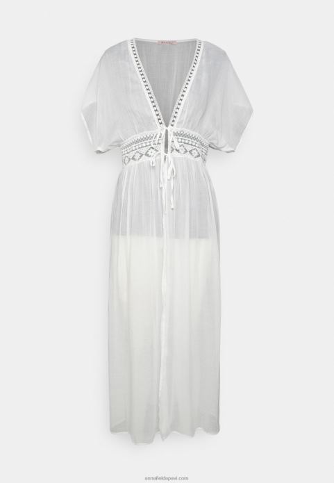 sievietes izšūts vāks 802 melns pludmales aksesuārs 001 balts 2LHT741 Anna Field