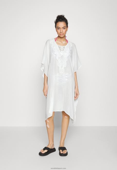 sievietes pludmales aksesuārs balts 2LHT742 Anna Field