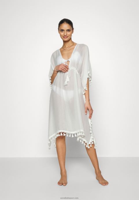 sievietes pludmales aksesuārs balts 2LHT749 Anna Field