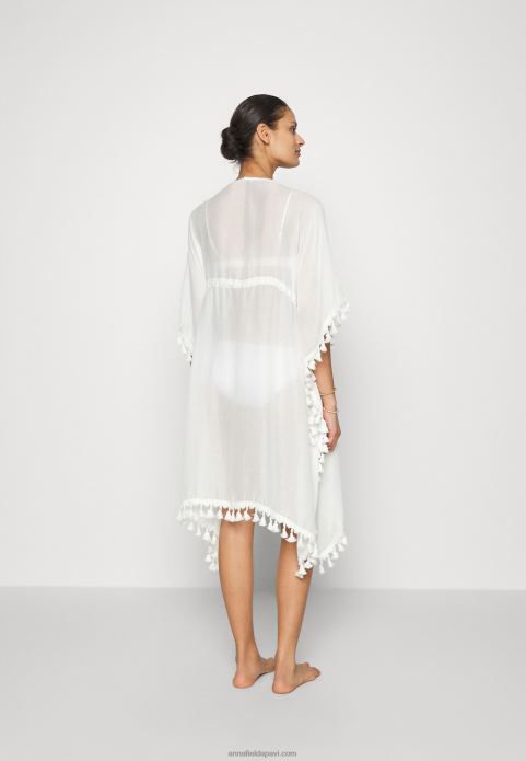 sievietes pludmales aksesuārs balts 2LHT749 Anna Field