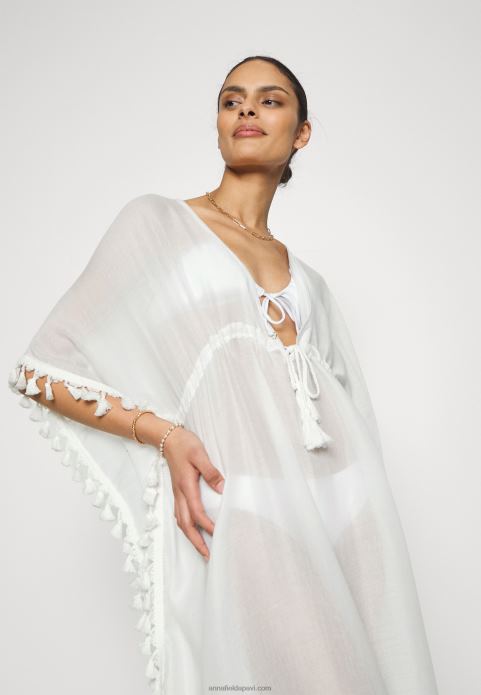 sievietes pludmales aksesuārs balts 2LHT749 Anna Field