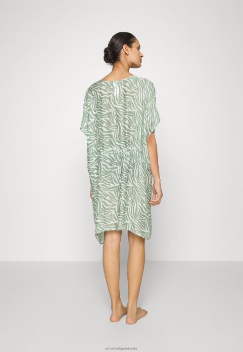 sievietes pludmales aksesuārs haki/balts 2LHT753 Anna Field