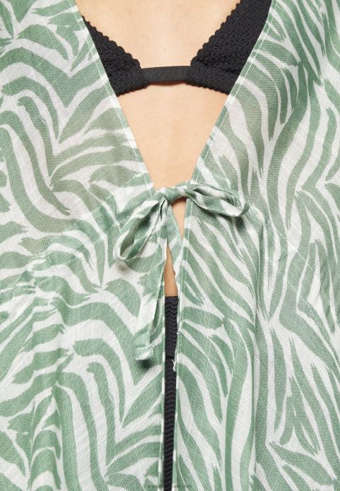 sievietes pludmales aksesuārs haki/balts 2LHT753 Anna Field