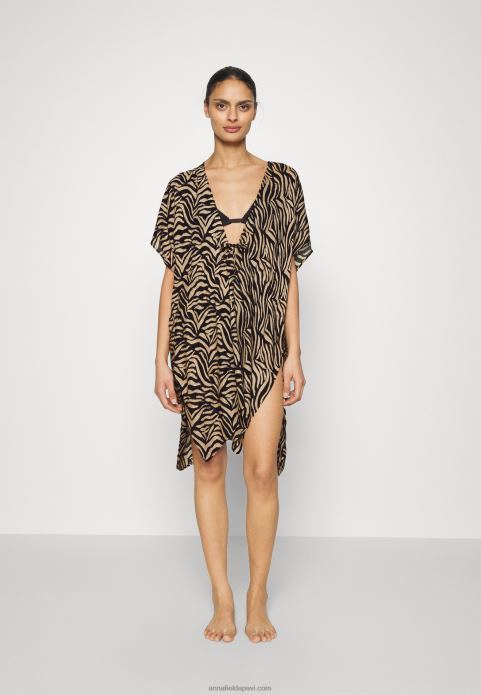 sievietes pludmales aksesuārs melns/iedegums 2LHT745 Anna Field