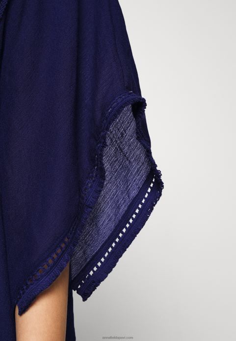 sievietes pludmales aksesuārs tumši zils 2LHT740 Anna Field