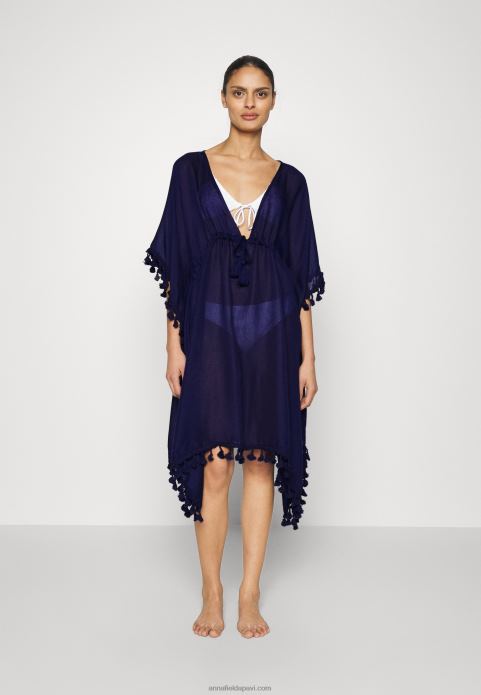 sievietes pludmales aksesuārs tumši zils 2LHT751 Anna Field