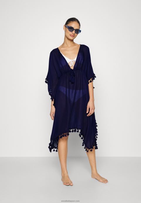 sievietes pludmales aksesuārs tumši zils 2LHT751 Anna Field