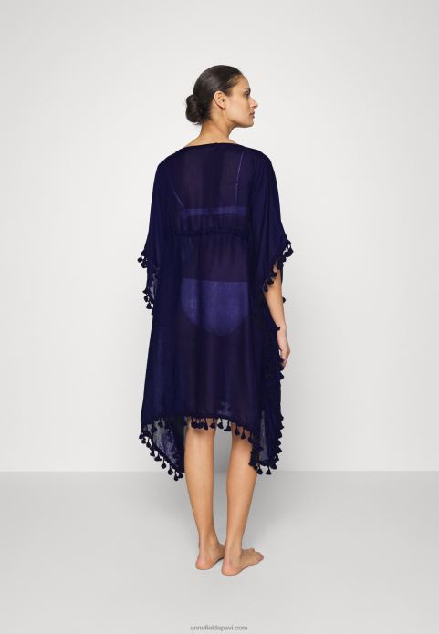 sievietes pludmales aksesuārs tumši zils 2LHT751 Anna Field