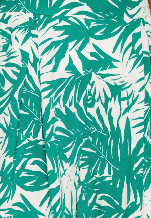 sievietes šorti zaļi/balti 2LHT861 Anna Field