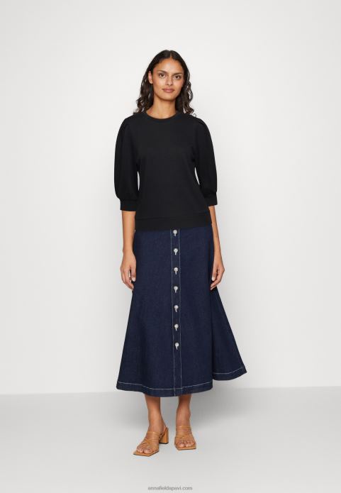 sievietes džemperis melns 2LHT763 Anna Field