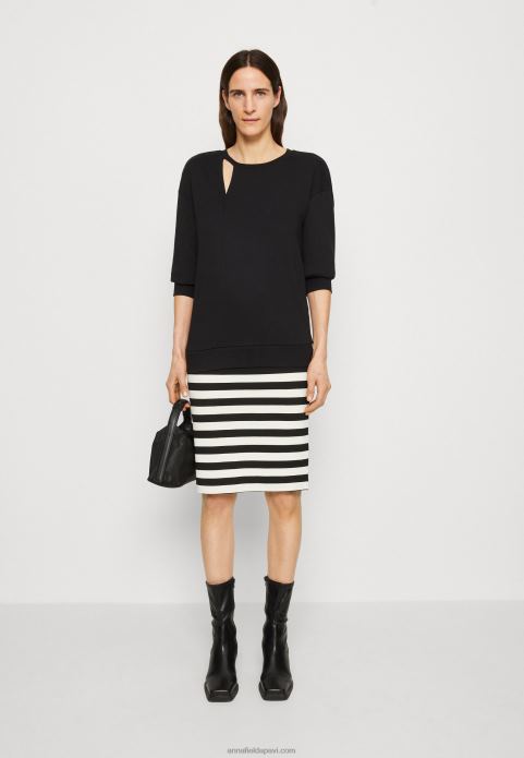 sievietes džemperis melns 2LHT764 Anna Field