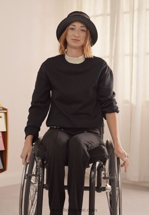 sievietes džemperis melns 2LHT765 Anna Field