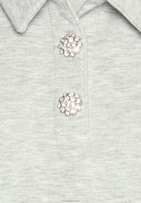 sievietes džemperis raibs gaiši pelēks 2LHT762 Anna Field