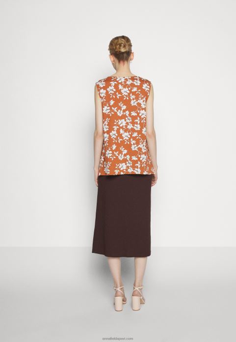 sievietes a-line svārki brūni 2LHT781 Anna Field