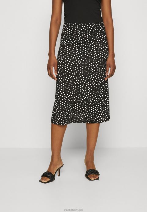 sievietes a-line svārki melni 2LHT790 Anna Field