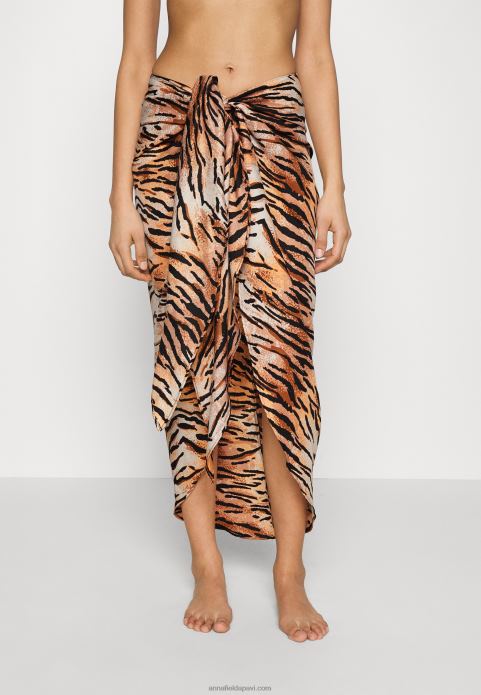 sievietes geo print sarong 917 daudzkrāsaini ietīšanas svārki daudzkrāsaini 2LHT812 Anna Field