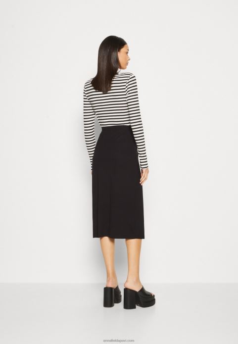 sievietes ietīšanas svārki melni 2LHT813 Anna Field