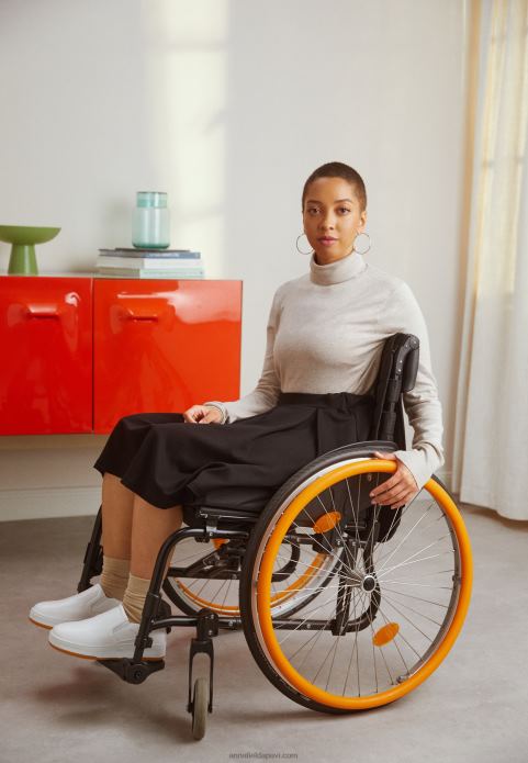 sievietes kroku svārki melni 2LHT779 Anna Field