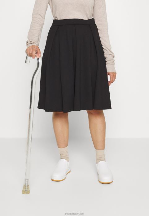 sievietes kroku svārki melni 2LHT779 Anna Field