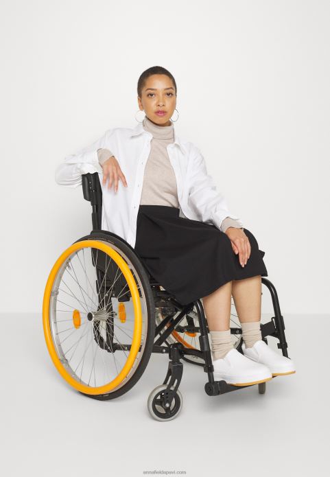 sievietes kroku svārki melni 2LHT779 Anna Field