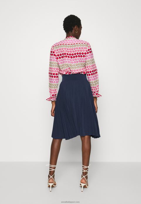 sievietes plisse a-line mini svārki a-line svārki jūras zila 2LHT774 Anna Field