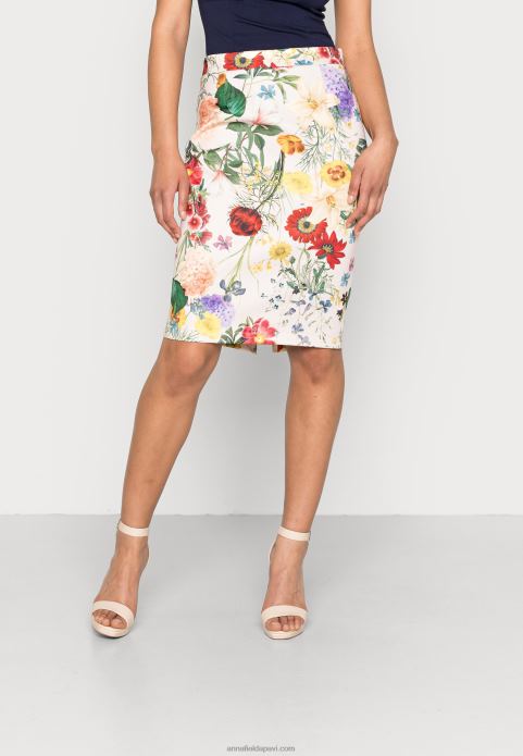 sievietes zīmuļu svārki gaiši rozā/daudzkrāsaini 2LHT798 Anna Field