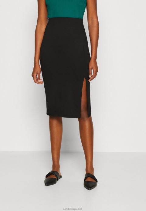 sievietes zīmuļu svārki melni 2LHT797 Anna Field