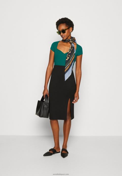 sievietes zīmuļu svārki melni 2LHT797 Anna Field