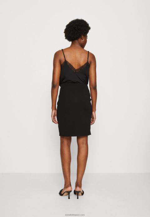 sievietes zīmuļu svārki melni 2LHT799 Anna Field