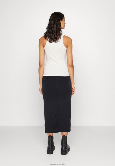 sievietes zīmuļu svārki melni 2LHT811 Anna Field