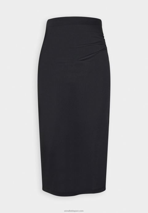 sievietes zīmuļu svārki melni 2LHT811 Anna Field