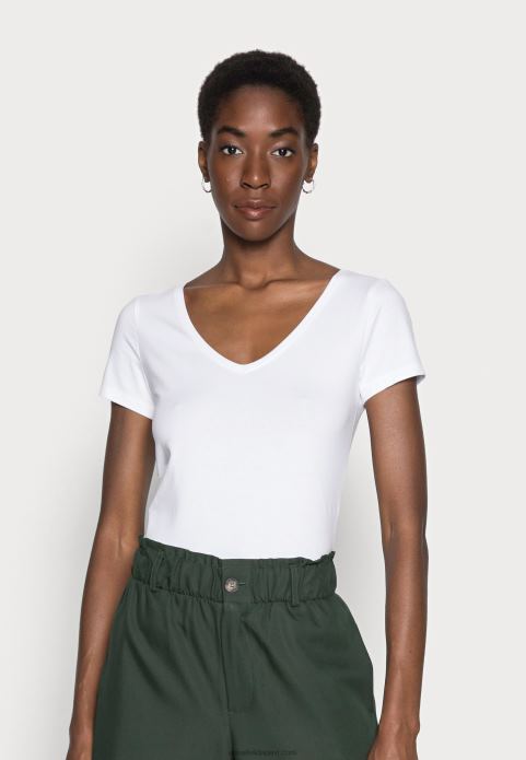 sievietes 2 iepakojuma pamata t-krekls balts/melns 2LHT300 Anna Field