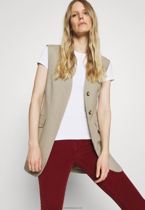 sievietes 2 iepakojumu pamata t-krekls balts 2LHT252 Anna Field