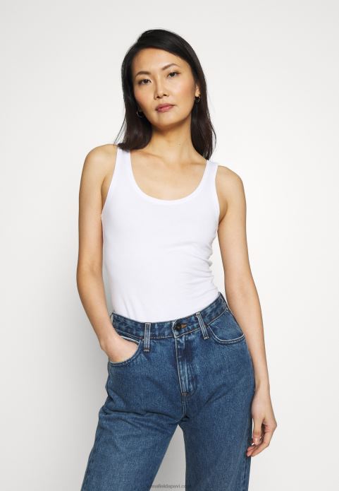 sievietes 2 iepakojumu tops balts 2LHT404 Anna Field