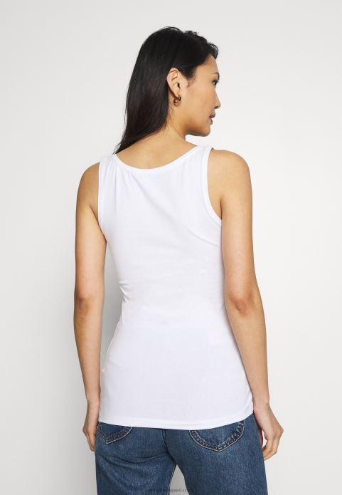 sievietes 2 iepakojumu tops balts 2LHT404 Anna Field