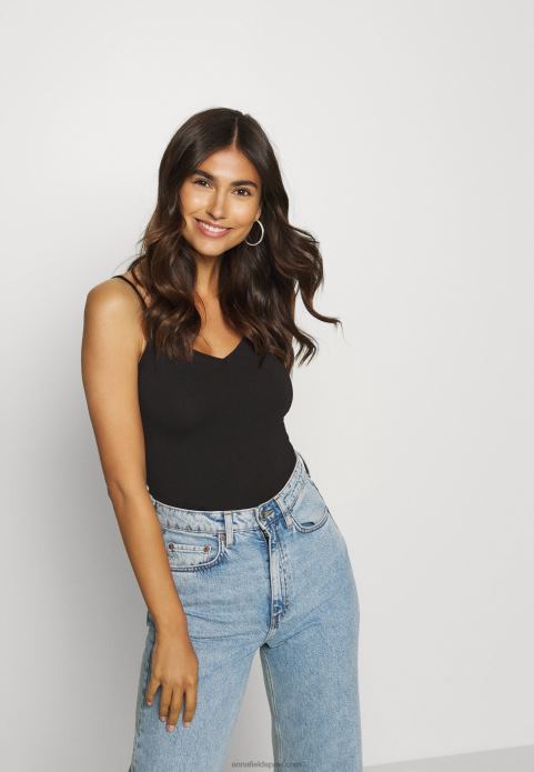 sievietes 2 iepakojumu tops balts/melns 2LHT507 Anna Field