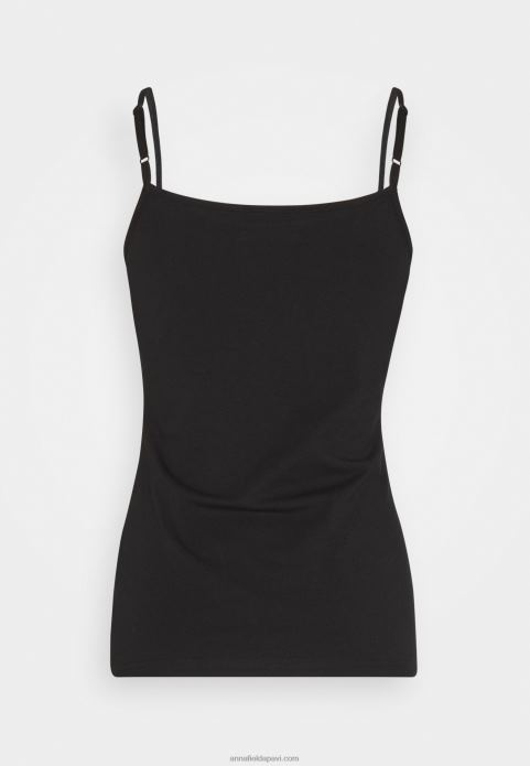 sievietes 2 iepakojumu tops melns 2LHT452 Anna Field