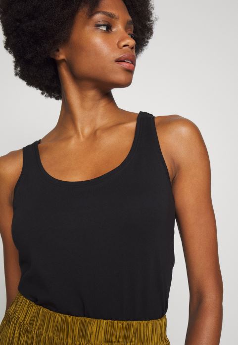 sievietes 2 iepakojumu tops melns 2LHT508 Anna Field