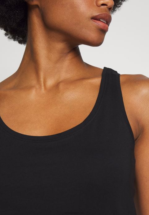 sievietes 2 iepakojumu tops melns 2LHT508 Anna Field