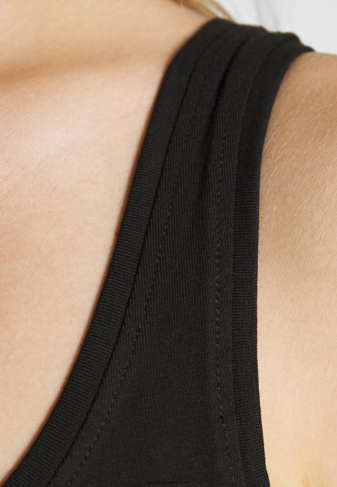 sievietes 2 iepakojumu tops melns/balts 2LHT442 Anna Field