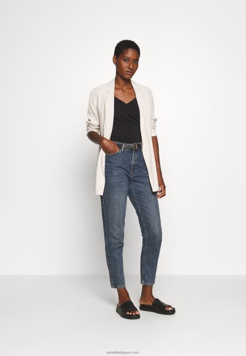 sievietes 2 iepakojumu tops melns/melns 2LHT471 Anna Field