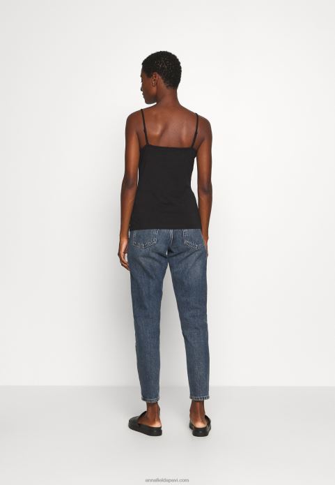 sievietes 2 iepakojumu tops melns/melns 2LHT471 Anna Field